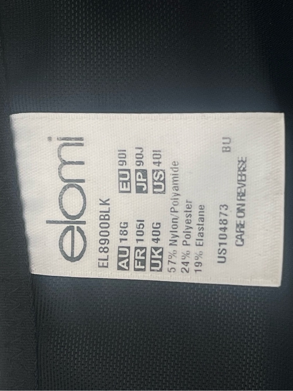 Elomi Matilda Underwire Plunge Bra UK 40G / US 40I Black Sheer Mesh - Picture 11 of 13